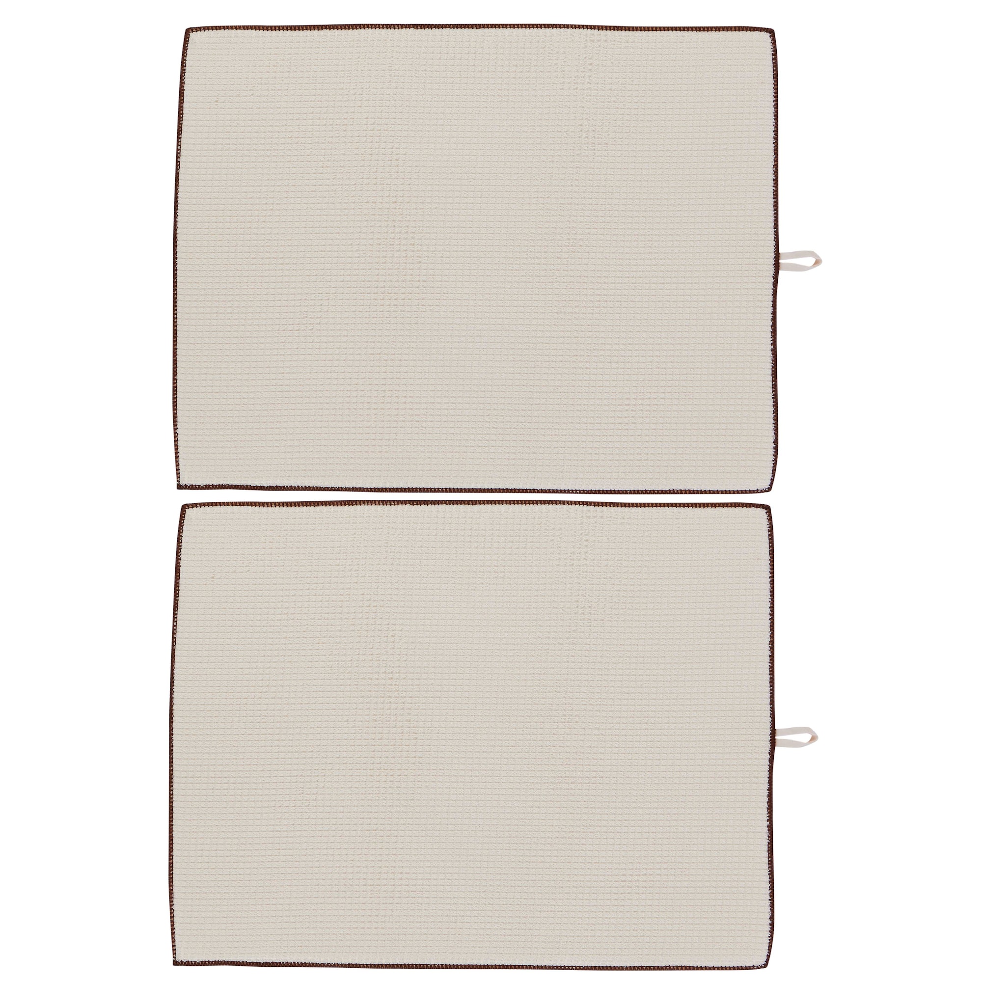 Kitchen Details Jumbo Ivory Drying Mats, 2ct.